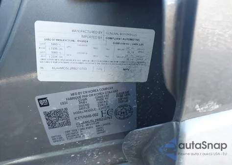 2024 Buick Encore Gx Avenir Awd from USA, damaged, VIN KL4AMGSL2RB210703